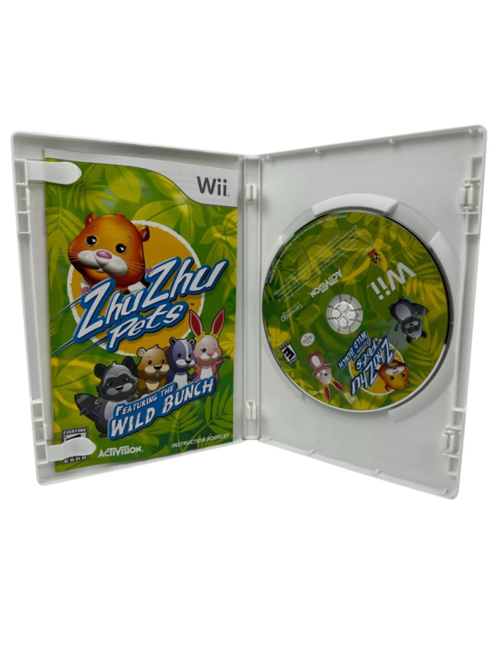 Activision Zhu Zhu Pets Featuring The Wild Bunch Wii Video Game CIB E